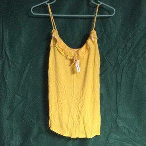 Yellow String Blouse